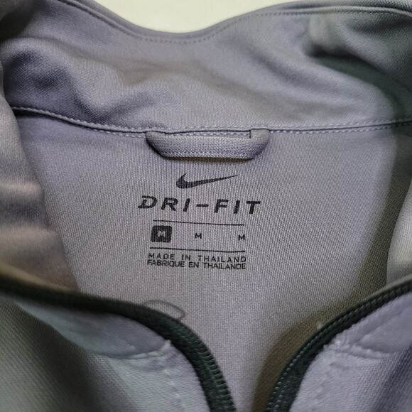 Nike Jacket Mens Medium Gray Epic Knit Gunsmoke Training Full Zip Dri-Fit - Picture 4 of 9